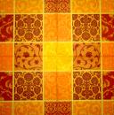 085 Muster - 3-lagig (orange) - Papstar